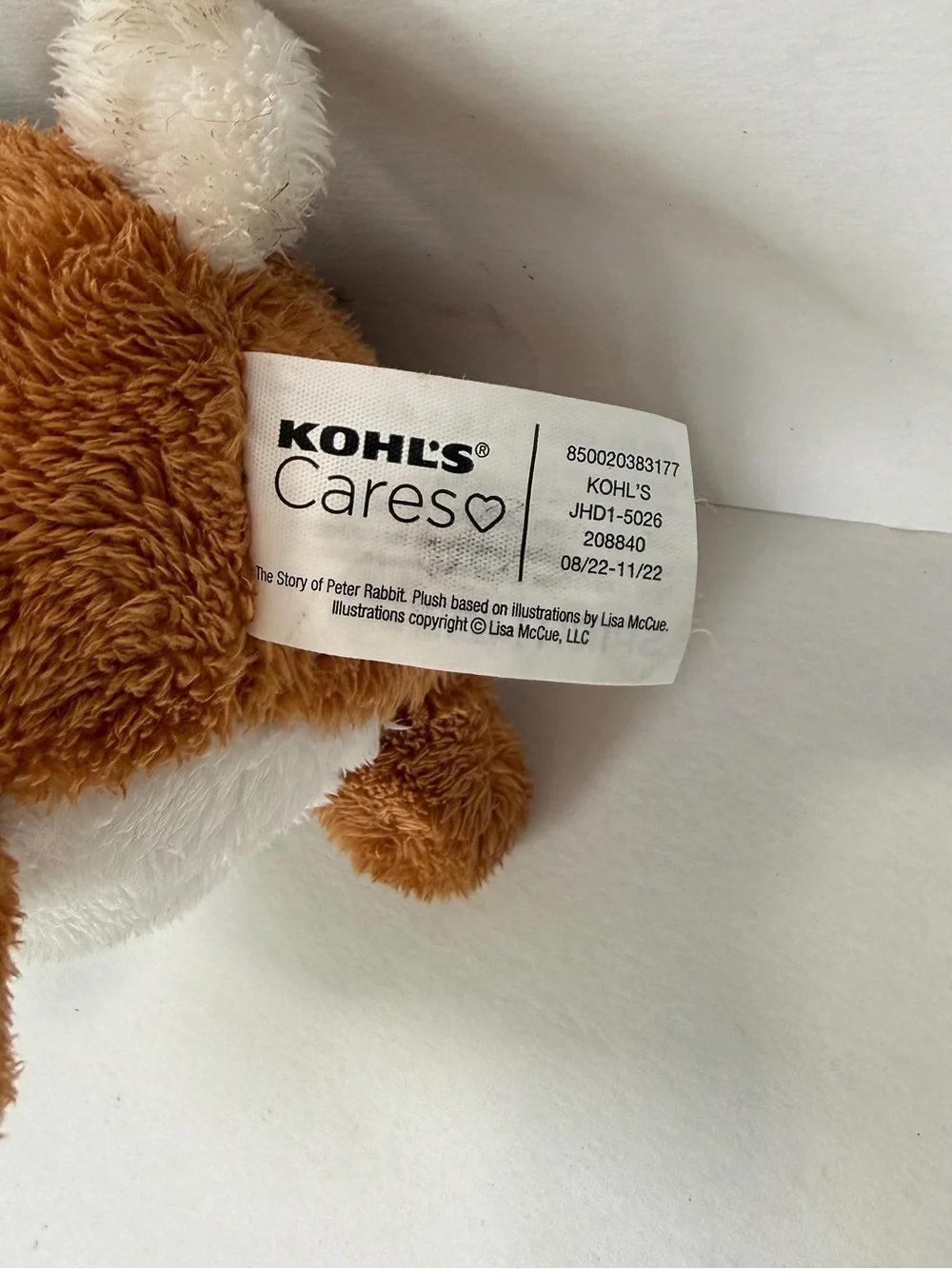 Kohl's Cares Peter Rabbit Bunny In Blue Jacket Plush Stuffed Animal Toy 11